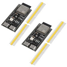 2 PCS ESP32-S3 WiFi Bluetooth Dual Type-C Development Board for Arduino