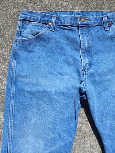 Vintage Wrangler Jeans Mens 38x29 Classic Western Cowboy Cut Y2K Denim 13MWZ - Picture 2 of 15