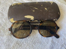 Vintage Giorgio Armani 317 057 Round Tortoise Sunglasses Italy 49-22