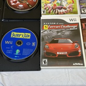 Video Game Lot of 14 Nintendo Wii Games Ferrari Link Zumba Disney Fit Dora Sim