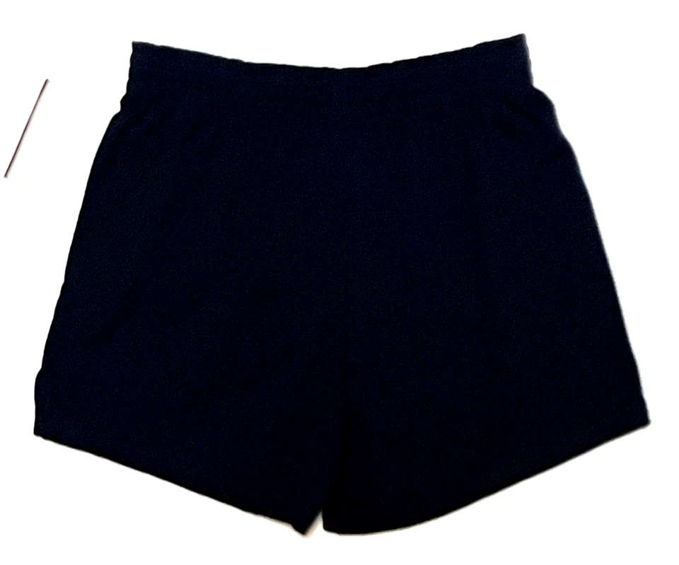 Pantalones Cortos Soffe Gimnasia Baile Gimnasio Animadora Cintura Elástica Negros Nuevos Niña Foto 2 de 4