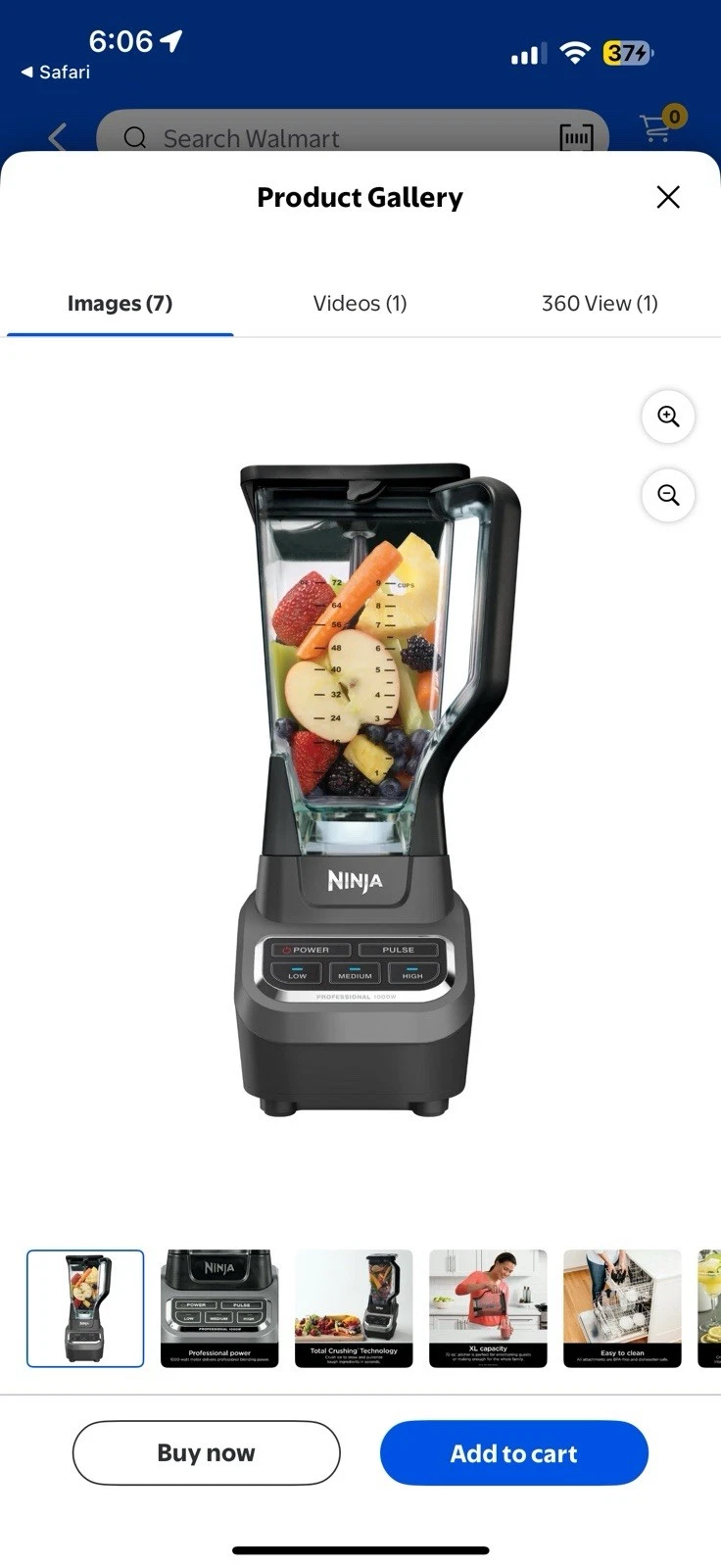 Brand New Ninja BL610 3 Professional Blender - Black
Opens in a new window or tab