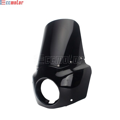 Front Headlight Fairing Cover W/ Windshield For Harley Dyna Super Glide FXD FXDC - Picture 6 of 10