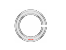 6mm OD 4.25mm ID SOLID 14k White Gold 20ga gauge OPEN Jump Ring USA MADE