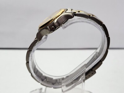 Prestige by Waltham 2-Tone Gold Silver Womans Day Date 