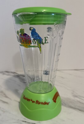 Jimmy Buffet Margaritaville Booze In The Blender Plastic Cup w/Lid No Straw