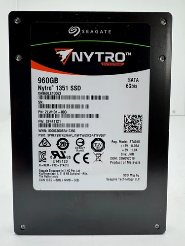 960GB Seagate Nytro 1351 SSD (XA960LE10063) 2.5" SATA 960GB - 99%
