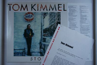 Tom Kimmel 5 To 1 EU LP 1987 + Innerbag + 5page Press-Kit
