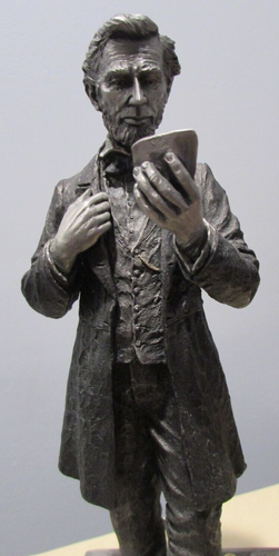 Civil War Pewter Figure “Abraham Lincoln” by Francis Barnum #119/500 - Picture 5 of 13