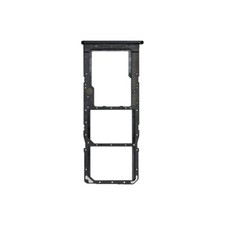 SIM microSD Card Tray Dual for Samsung Galaxy A50s Black Cell Phone Repair Part