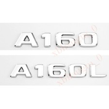 Heck Stamm A160 A160L Schriftzug Chrom Abzeichen f&uuml;r Mercedes Benz A Klasse Auto