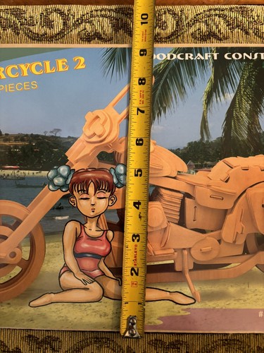 Woodcraft HARLEY wooden puzzle 3D, 110 pieces, assembled size 12x4x8, NEW! - Picture 8 of 8