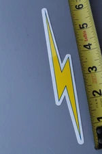 Lightning Bolt Surfboards Clear Yellow Gerry Lopez OG Vintage Surfing STICKER