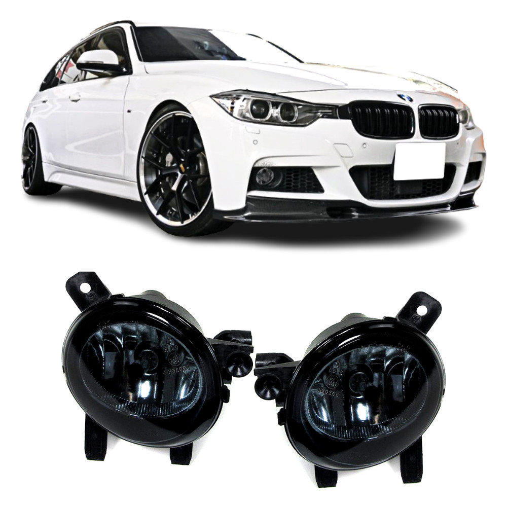 Antibrouillards H11 fumé noir BMW F30 F31 pour remplacer vos optiques ternis