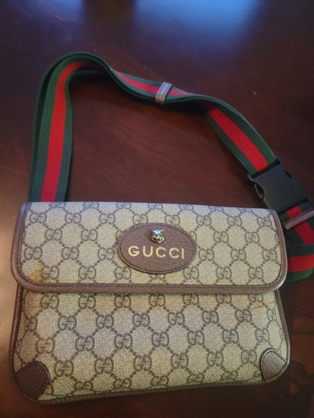 Sac ceinture en toile monogramme Gucci Neo GG sac à main beige 493930