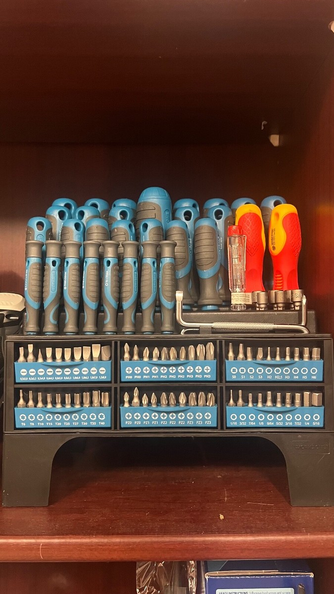 Workzone 100 pcs XXL Screwdriver and Bit Set | eBay UK