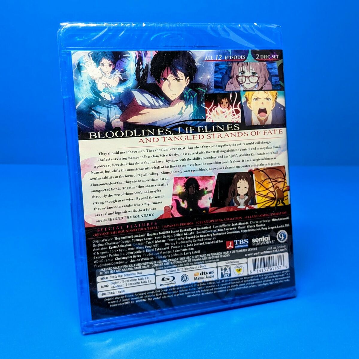 Beyond the Boundary Complete TV Series Collection Anime Blu-ray