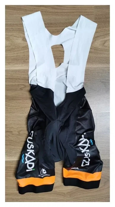 Euskadi Cycling Bib Shorts Men’s M Medium Black White Orange Etxeondo Racing - Image 2 of 4
