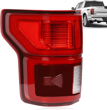 Tail Light Compatible with 18-20 Ford F150 Left Passenger Side LED w Blind Spot