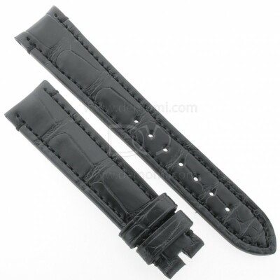 Zenith Uhrenarmband Alligator Schwarz Matt 19/16 MM El Primero 03.2150.400