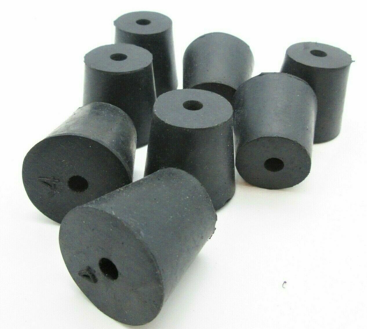Almencla 5pcs Solid Rubber Stoppers Bungs Laboratory NEW 13 Sizes 000# ~10# 8# 42x33x30mm 