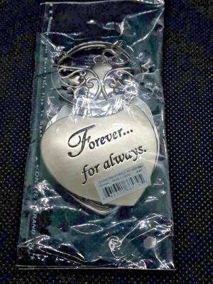 Ganz Forever And Always Picture Frame Key Chain Fob ~ Ships FREE