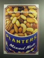 1984 Planters Mixed Nuts Ad - Tell Your Tastebuds