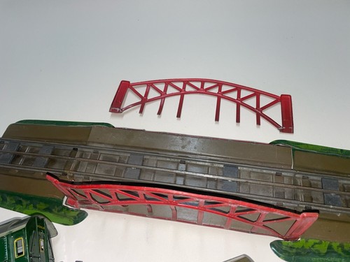 Märklin Spur 0 Personenzugset Dampflok R66 12920 3 Donnerbüchsen Brücke Bastler - Bild 6 von 12