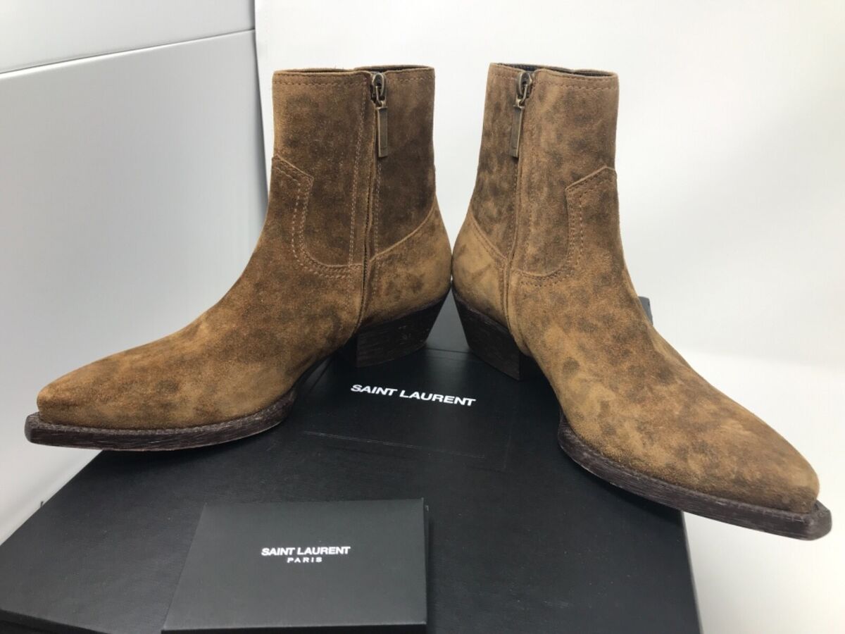 Saint Laurent Lukas 40 AG Zip Suede Ankle Boot Size 36 $1195 Saint Laurent Lukas 40 AG Zip Suede Ankle Boot Size 36 $1195