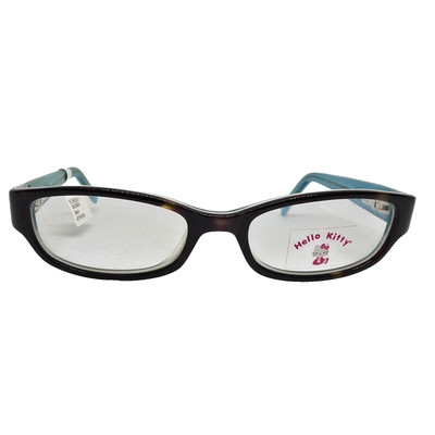 Hello Kitty Girl's Eyeglass Frames HK22547-1 torte/Blue Flower 47-16-125 NWT