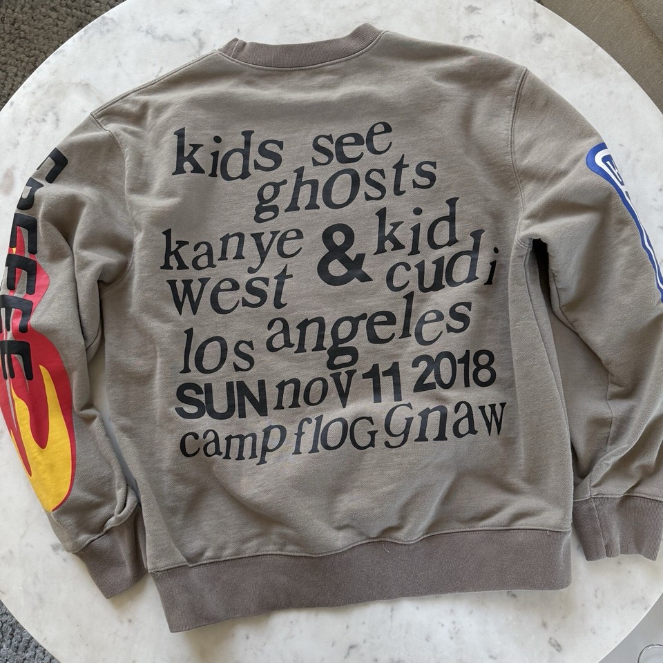 Lucky Me I See Ghosts Hoodie Kanye West Kid Cudi Size M