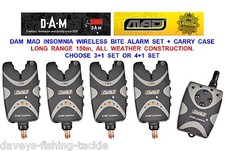 DAM MAD INSOMNIA G2 WIRELESS BISSANZEIGER SET KARPFENANGELN ROD POD BISSANZEIGER