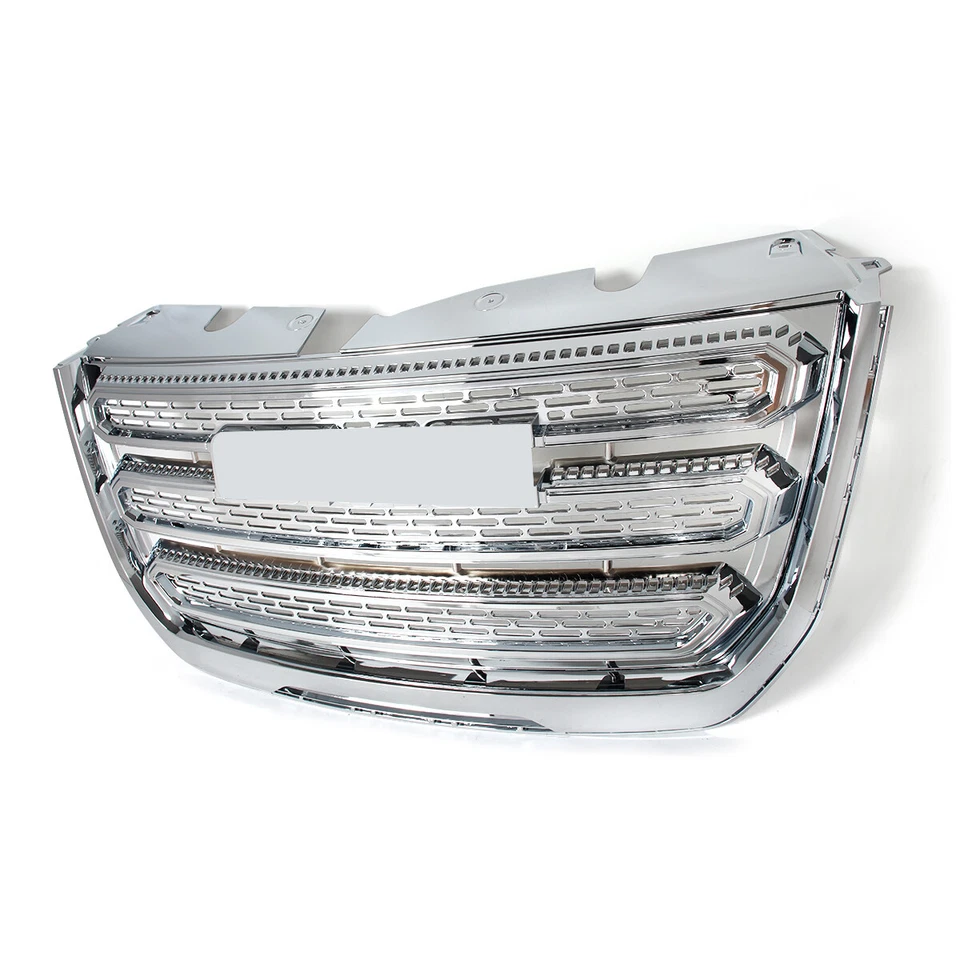 For 2016-2017 GMC Terrain Front Bumper Grille Grill Assembly Chrome Trim Insert - Image 4 of 4