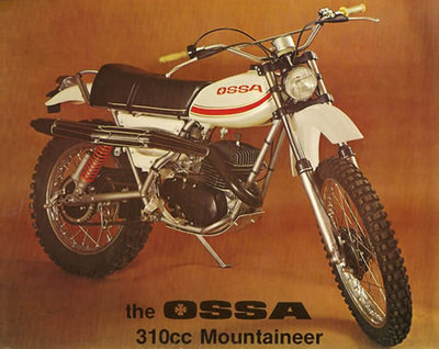 OSSA SUPER PIONEER SIDE PANELS NEW  OSSA MOUNTAINEER SIDE PANELS NEW OSSA PARTS