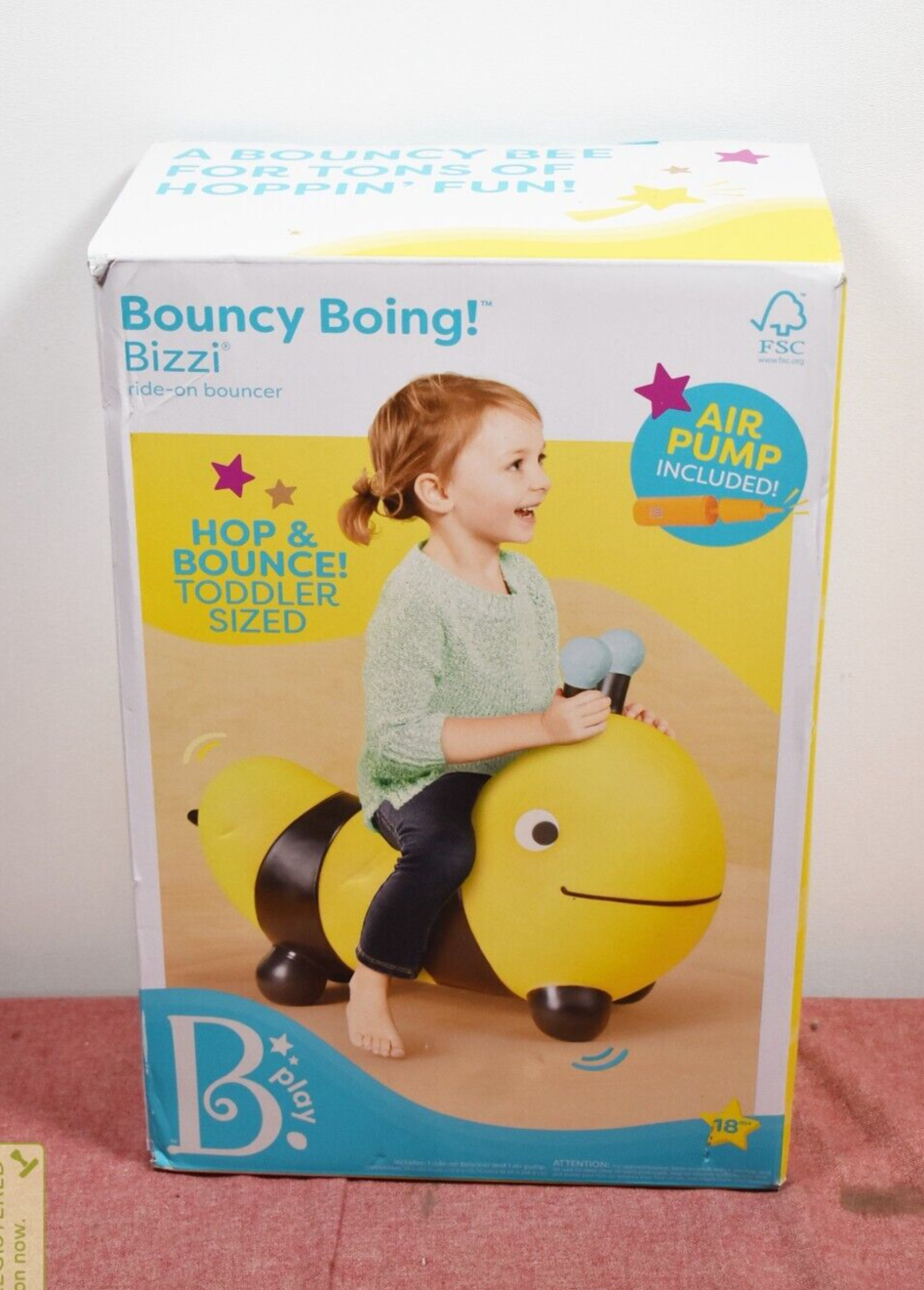 B. play Ride-On Bouncer Bouncy Boing Bizzi