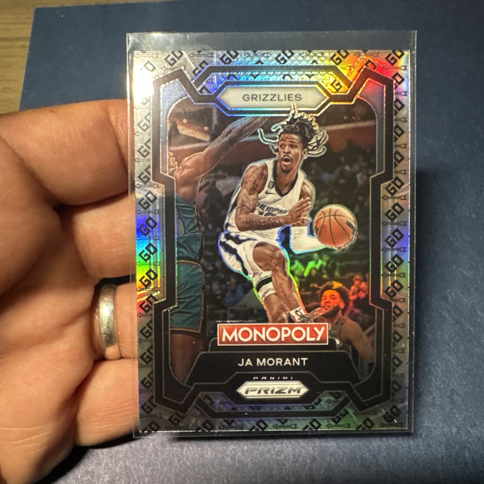 Ja Morant 2023 Prizm Holo Monopoly GO Space,  #44. SP, Grizzles! Case Hit
