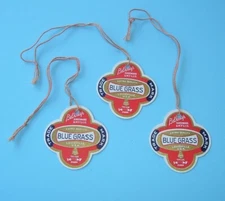 3x - Original Belknap Hardware Bluegrass Hang Tags Louisville KY NOS   K28