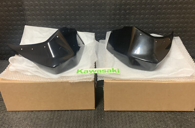 Kawasaki KFX450R FRONT Fenders Black 08-14 FENDER SKIRTS left