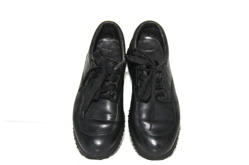 luxueuses sneakers en cuir noir HOGAN pointure 35 EXCELLENT ÉTAT modèle mixte - Picture 4 of 4