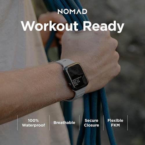 Apple Watch Sport Band V2 - 22mm Waterproof Fluororubber with Pin & Tuck Closure - 第 5/8 張圖片