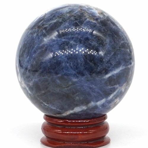 47-50mm Natural Blue Sodalite Crystal Reiki Healing Sphere Gemstone Ball - Picture 20 of 61