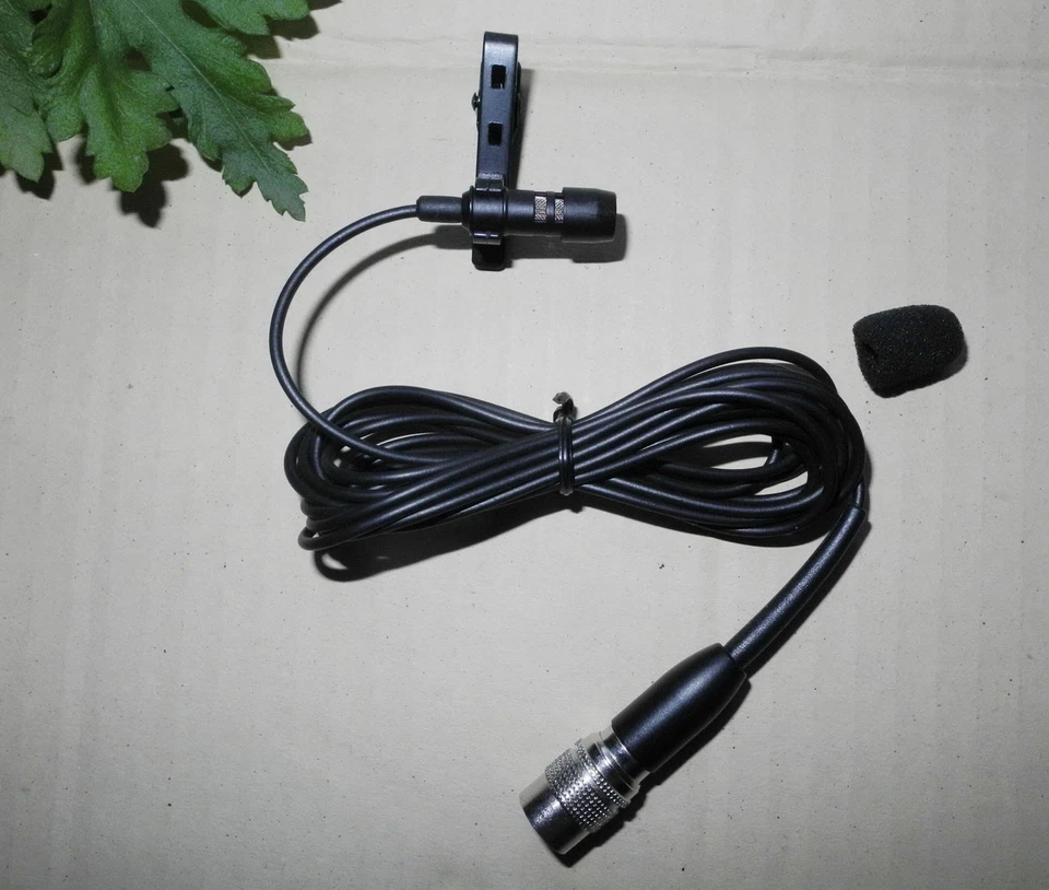 NEW Lavalier/Lapel Microphone Mic For Audio-Technica (Hirose 4Pin) - Image 3 of 4