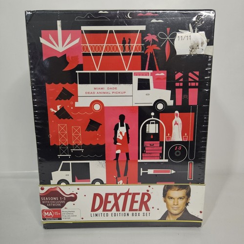 Dexter Limited Edition Seasons 1-5 Box Set Region 4 Sealed