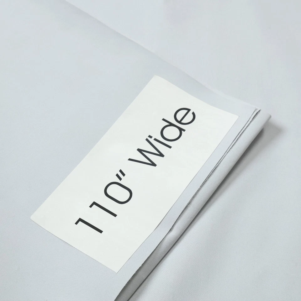 Tela para cortinas Blackout forro blanco vendido por yarda 110" ancho peso ligero Foto 4 de 4