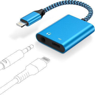 Iphone Headphone Splitter for Apple 14 Pro Max 13 12 11 Se Xr Xs X 8 Plus, 2 in