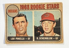 1968 Topps Venezuelan Rookie Stars Lou Piniella Richie Scheinblum #16 ExMt 🔥