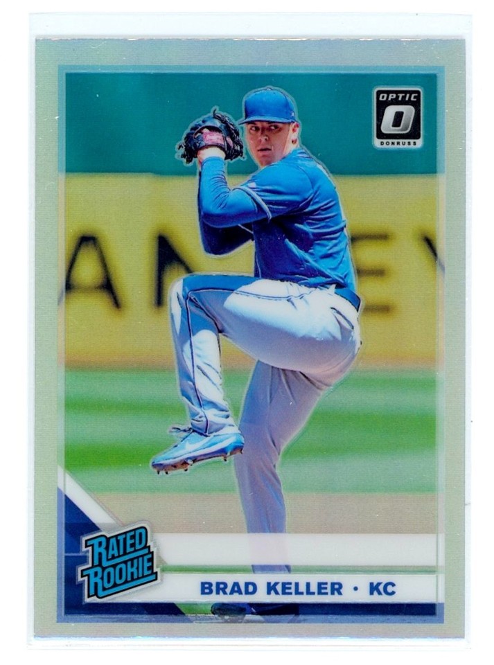 2019 Panini Donruss Optic Brad Keller #60 HOLO - RC SP Parallel Rated ...