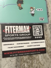 Mike Tyson Autographed Signed 8x10 Picture Punch out NES Nintendo Fitterman COA