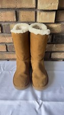 Koolaburra by UGG Women's Koola Short boots chestnut suede faux fur US Size 7