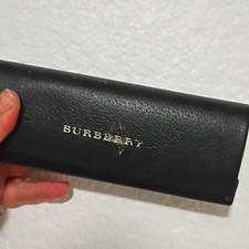 Burberry Black Hard Eyeglass Sunglasses Case, Unisex Protective Hard Case
